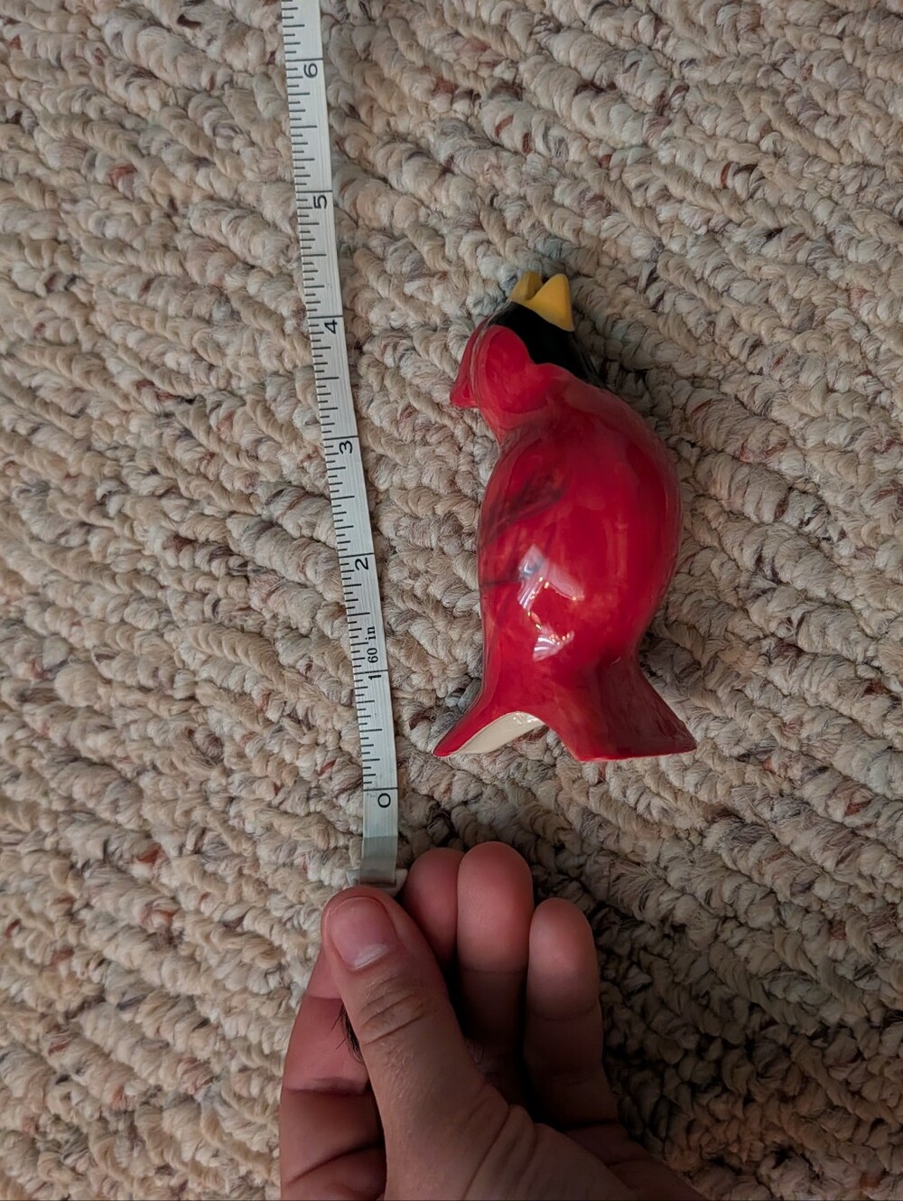 Vintage Pfaltzgraff Red Cardinal Pie Bird Vent Pie Whistle Winterberry Kitchen - Picture 6 of 6